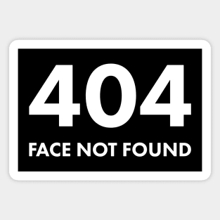 404 Face Not Found Magnet